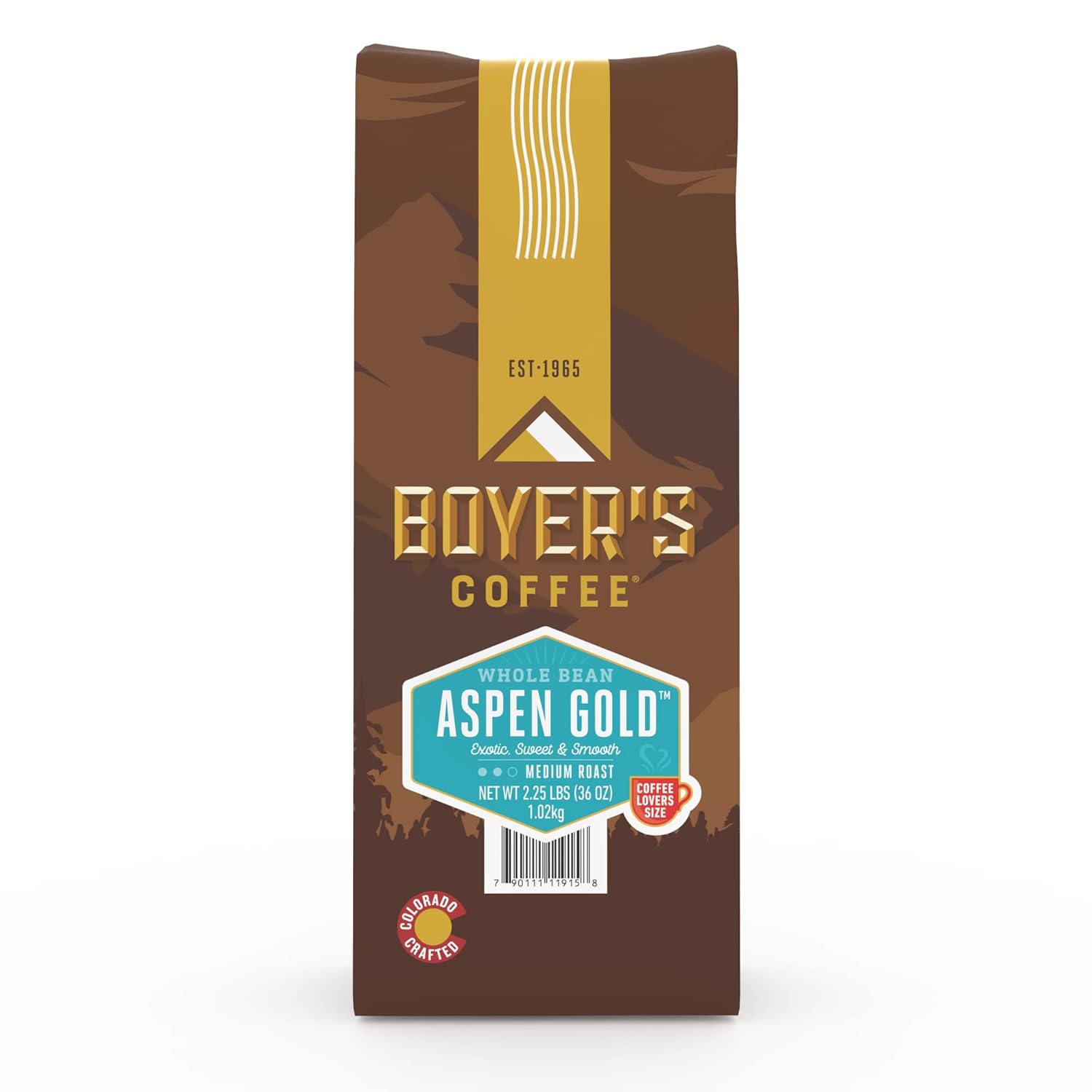 Boyer's-Coffee-Aspen-Gold-Coffee,-tostado-medio,-grano-entero,-bolsa-de-libras387