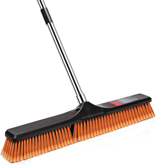 24"-Push-Broom-Outdoor-Heavy-Duty,Outdoor-Commercial-Broom-Brush-for-3082
