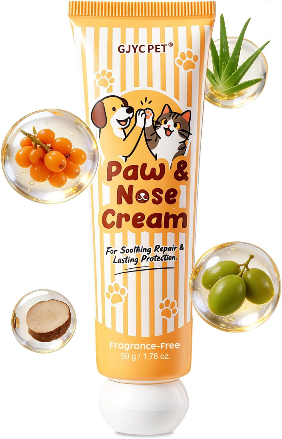 Paw-&-Nose-Balm-for-Dogs-&-Cats,-Organic-Shea-Butter,-1.76-oz-571