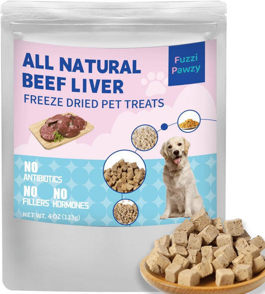 Freeze-Dried-Beef-Liver-Healthy-Training-Treats-Toppers-for-Pets,-Single-Fresh-Raw-261