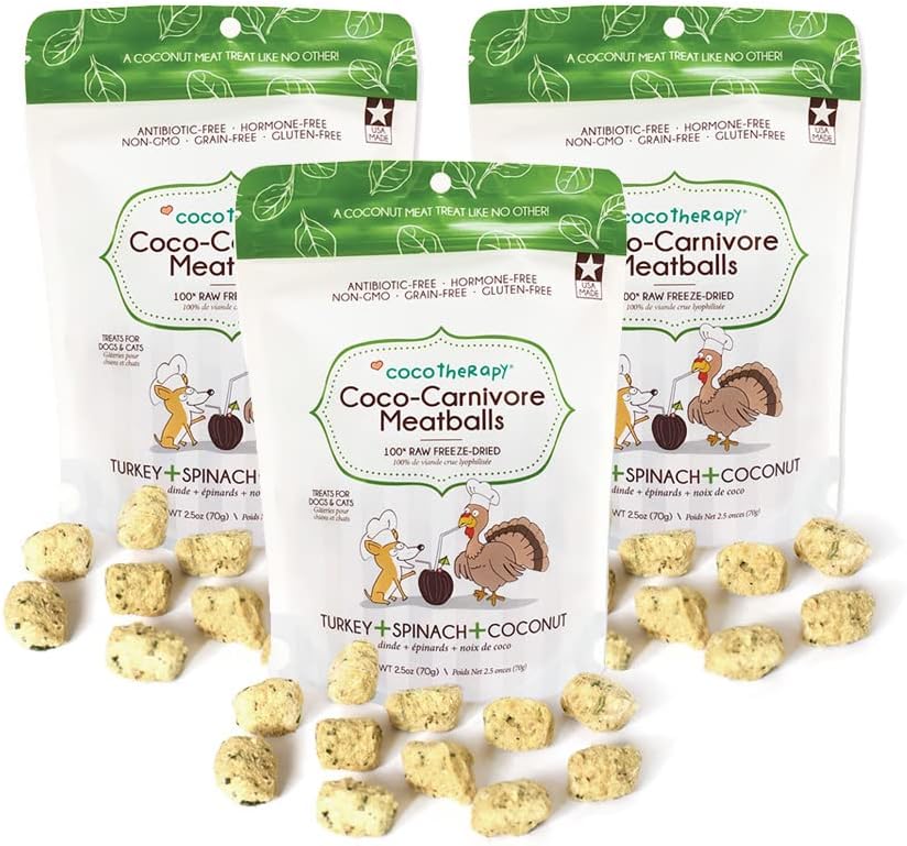 3-Pack-of-Coco-Canivore-Meatballs-Dog-Treats,-Turkey---3