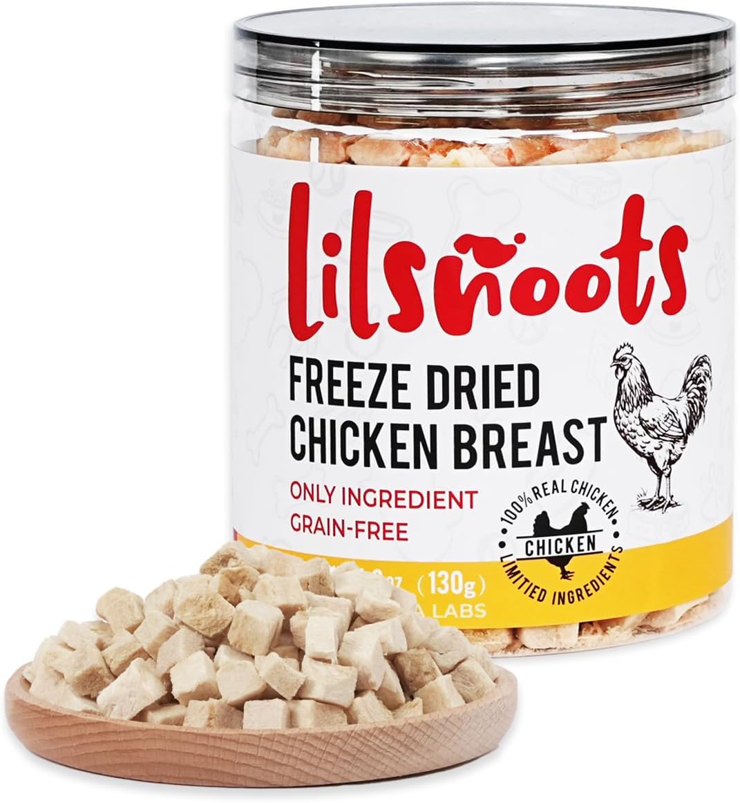 LILSNOOTS-Freeze-Dried-Chicken-Treats-for-Dogs-Cats-Single-Ingredient-Raw-Breast-Pet-Training1419