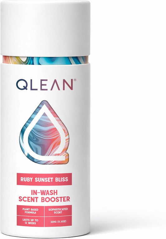 QLEAN-Laundry-Scent-Booster-Ruby-Sunset-Bliss-–-Plant-Based-In-Wash-Fragrance-Beads,-538