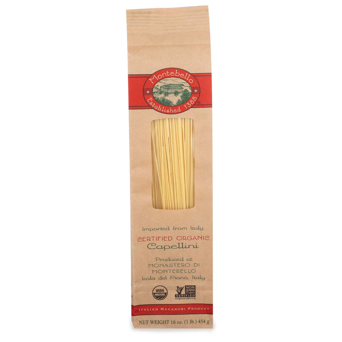 Montebello-Organic-Pasta---Capellini---Case-of-484