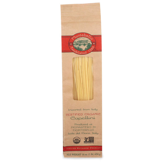 Montebello,-Organic-Capellini-Premium-Italian-Pasta,-16-oz.-----593