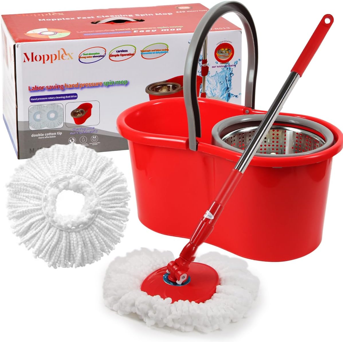 Spin-Mop-and-Bucket-with-Wringer-Set,-360°-Spinning-Mop-3175