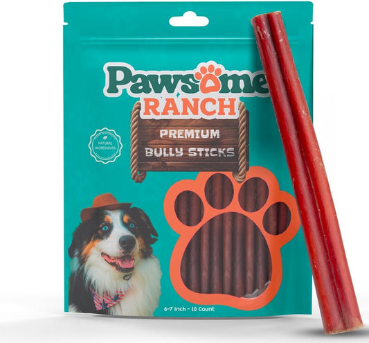 Bully-Sticks-6–7"-—-10-Count-|-Natural-Single-Ingredient,-Long-Lasting-Dog-Dental-1209