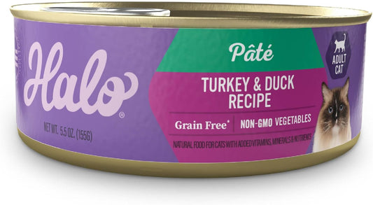 Halo-Spot's-Pate-Grain-Free-Turkey-and-Duck-Food,-8.25-lb./5.5-oz.--40