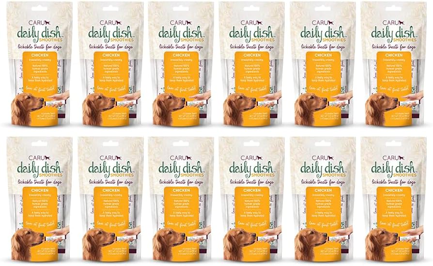 Caru---Daily-Dish-Smoothies---Lickable-Chicken-Dog-Treat---.5oz-Tubes-761