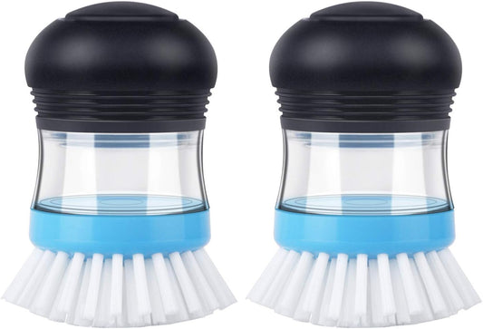 MR.SIGA-Soap-Dispensing-Palm-Brush,-Kitchen-Brush-for-Dish-Pot-Pan-Sink-Cleaning,-Pack-of-1302