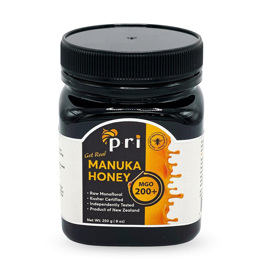 P.R.I-Manuka-Honey,-Certified-MGO-200+,-Raw-New-Zealand-Manuka-Honey,-250g-----1555