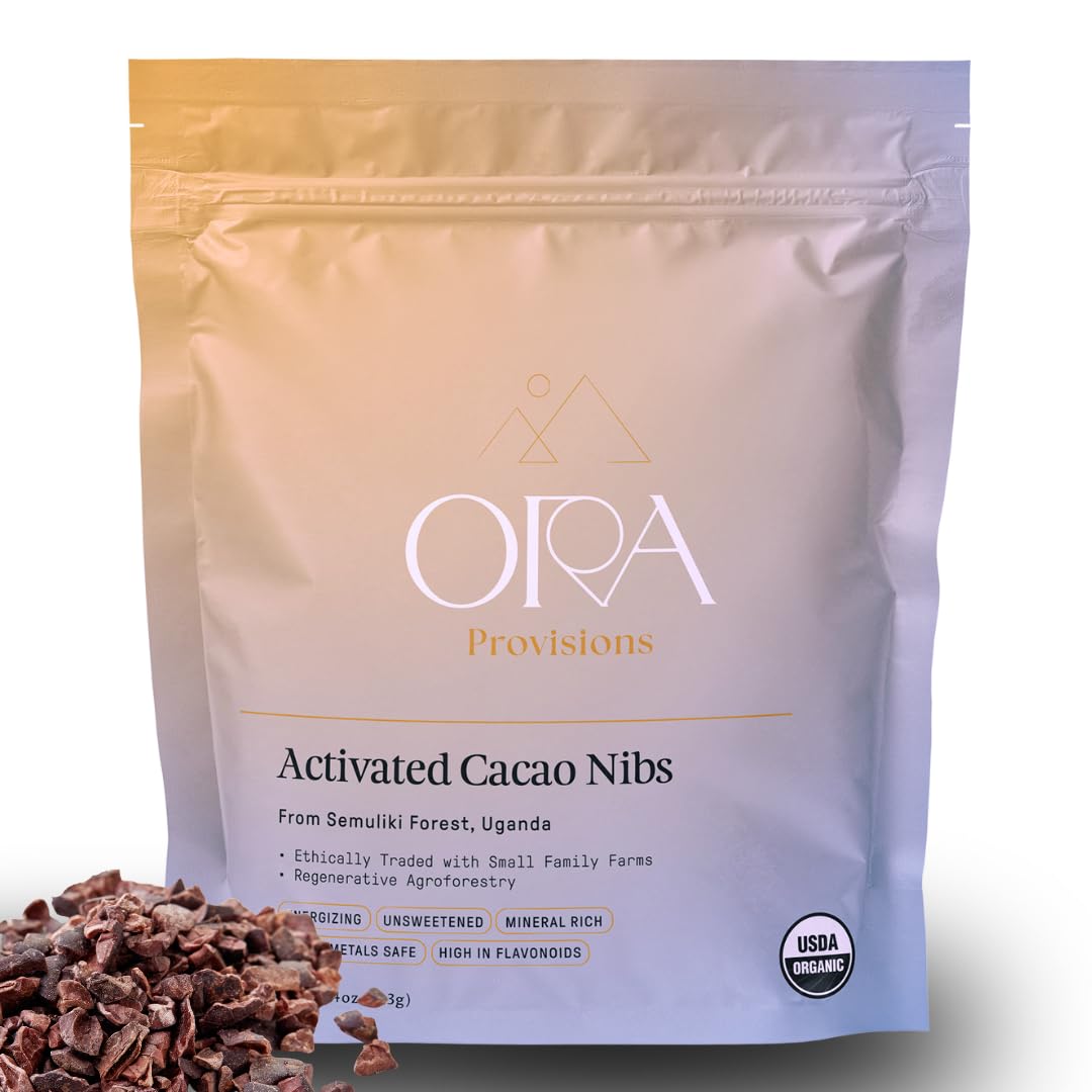 ORA-Cacao-Nibs,-4oz---Organic,-Ethical,-Regenerative,-Heavy-Metals-Tested,-Unsweetened-----2161