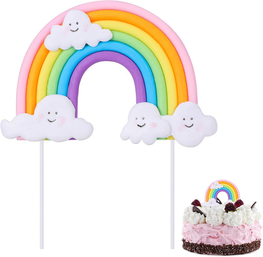 Rainbow-Cloud-Cake-Topper,-Soft-Pottery-Rainbow-159