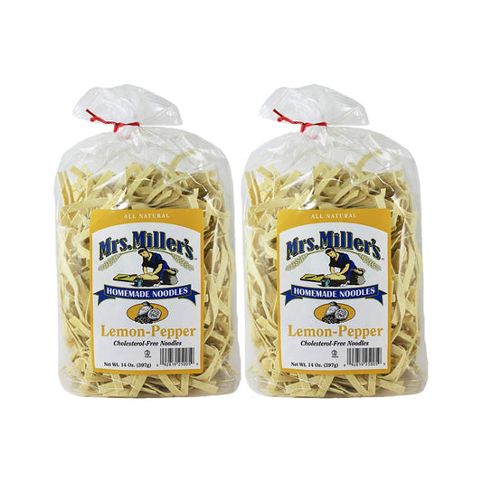 Mrs.-Miller's-Fideos-caseros,-pimienta-de-limón,-totalmente-natural-y--sin-231