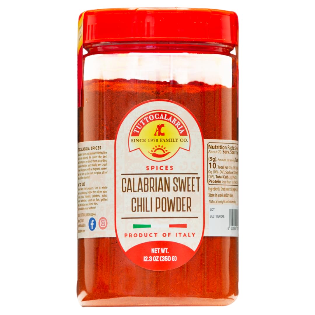 TUTTOCALABRIA-Calabrian-Chili-Powder,-Sweet-&-MILD,-Shaker,-350-gm-(12.3-oz)-686