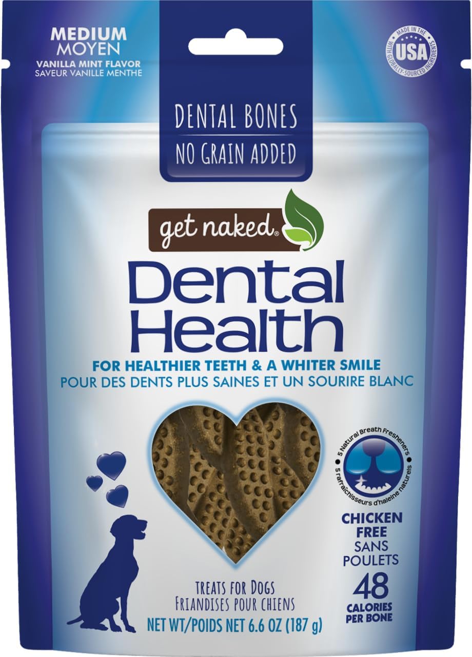 Get-Naked-Grain-Free-Medium-Dental-Chew-Bone-6.6Oz-Bag-------687