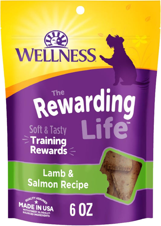Wellness-Rewarding-Life-Dog-Treats,-Training-Treat,-Grain-Free,-Soft-Lamb-Salmon-2548