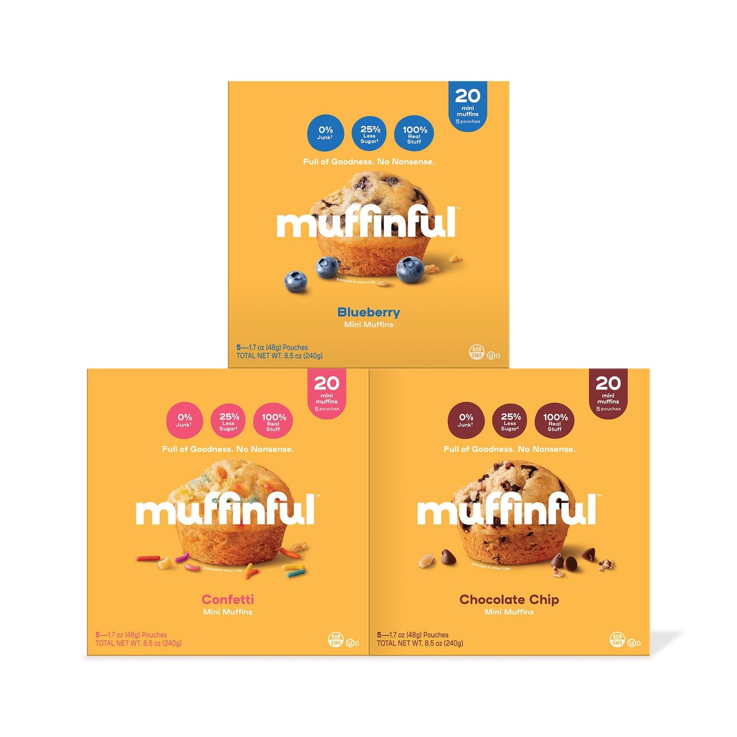 Muffinful-Variety-Mini-Muffins-Snack-Packs,-15-4-Packs-|-Bakery-Fresh--Mini-Muffins-Variety-No-1068