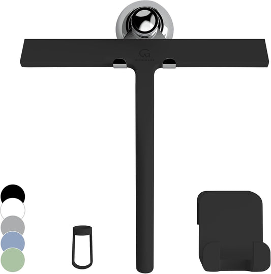 GÜTEWERK-Silicone-Shower-Squeegee-for-Glass-Doors-&-Mirrors-with-Stainless-Steel-Core,-Streak-Free-&-719
