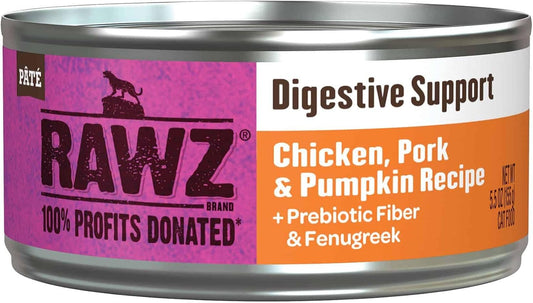 Rawz-Digestive-Support-CAT-Food-5.5-Ounce-Cans,-24-Pack-(Chicken/Pork/Pumpkin)---210