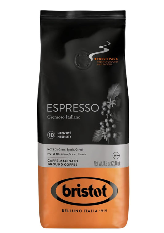 Bristot-Espresso-Cremoso-Italiano-Ground-Coffee-–-Medium-Roast,-Rich-&-Smooth-–-2763