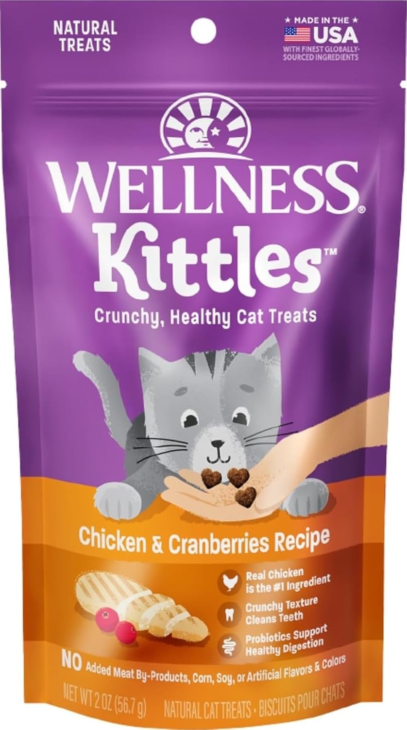 Wellness-Kittles-Crunchy-Cat-Treats,-All-Lifestages,-Kitten-to-Senior,-Natural,-Grain-Free,-Chicken-581