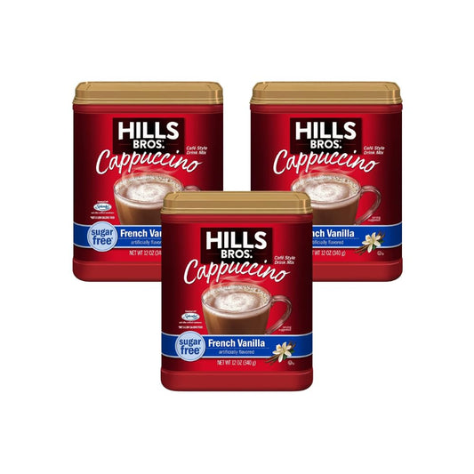 Hills-Bros-Cappuccino-vainilla-francesa,-12-onzas-(paquete-de-3)----1416
