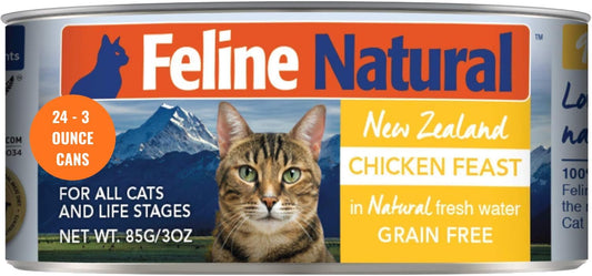 Feline-Natural-New-Zealand-Canned-Catfood-Wet-Food,-High-Meat,-Low-Carb,-&-Free-Food-Chicken411