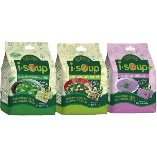 Set-3-Canh-I-Soup-Mezcla-de-sopa-instantánea-vietnamita,-paquete-con-pollo-9