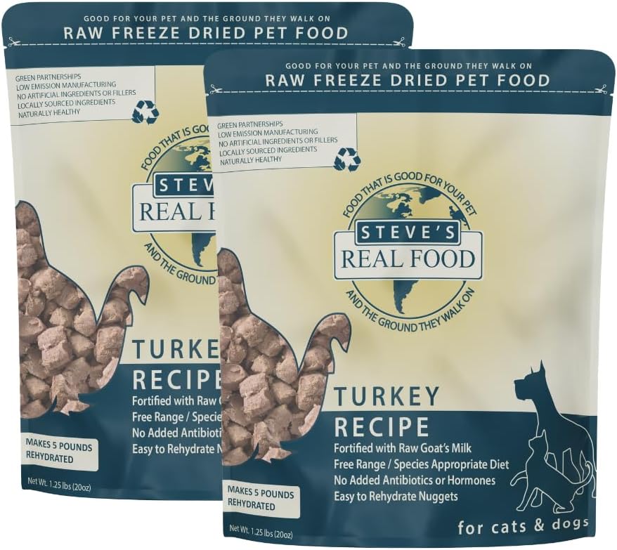 Steve's-Real-Food-Freeze-Dried-Raw-Nuggets-2-Pack---Turkey-Recipe---Raw-Pet-1327