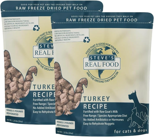 Steve's-Real-Food-Freeze-Dried-Raw-Nuggets-2-Pack---Turkey-Recipe---Raw-Pet-1327