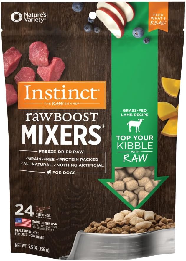 Instinct-Raw-Boost-Mixers,-Freeze-Dried-Dog-Food-Topper,-Grain-Free---Grass-2061