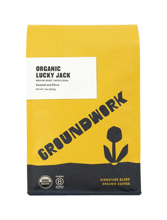 Groundwork-USDA-Organic-Whole-Bean-Coffee,-Lucky-Jack,-12-oz-Bag-----616
