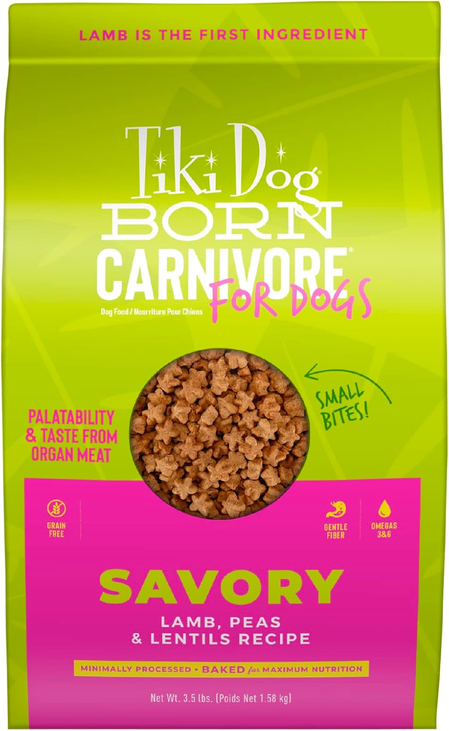 Tiki-Dog-Born-Carnivore-for-Dogs,-Savory-Lamb,-Peas-&-Lentils-Recipe,-Grain-1406