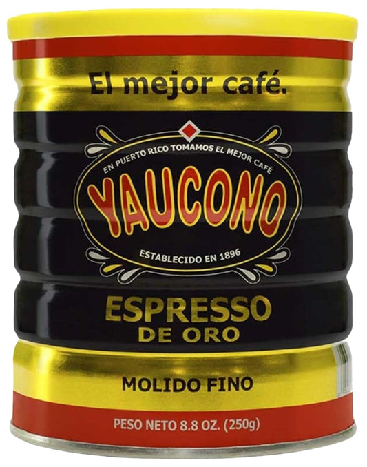 Yaucono-Espresso-De-Oro-Ground-Coffee-Can,-285