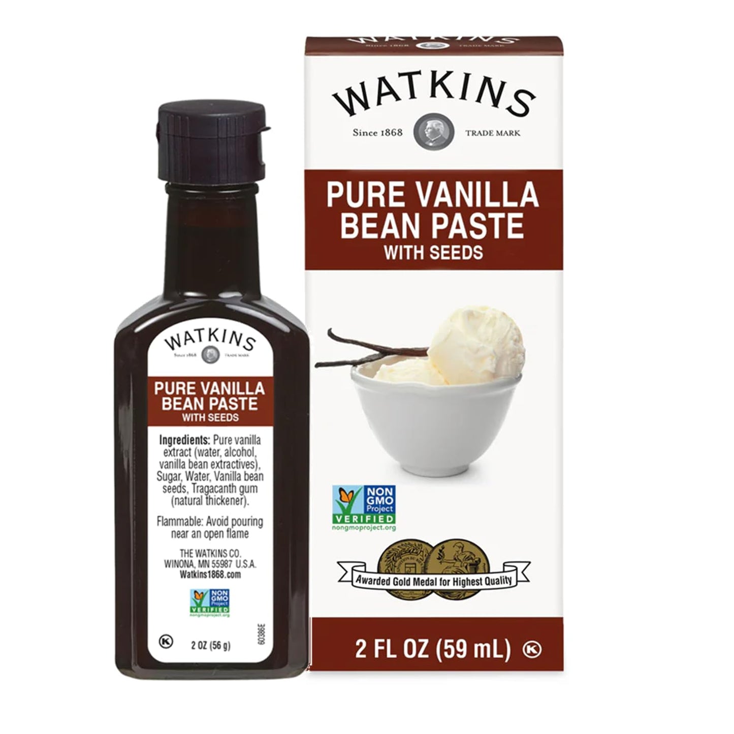 Watkins-All-Natural-Original-Gourmet-Pure-Vanilla-Bean-Paste,-2-oz.-------2050