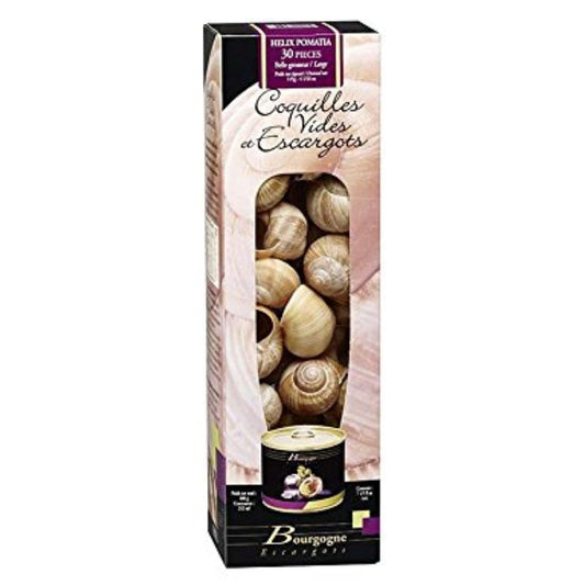 Bourgogne-Escargots-Burgundy-French-Escargot-Set---24-Unattached-Snail-Shells-and-Snail-62