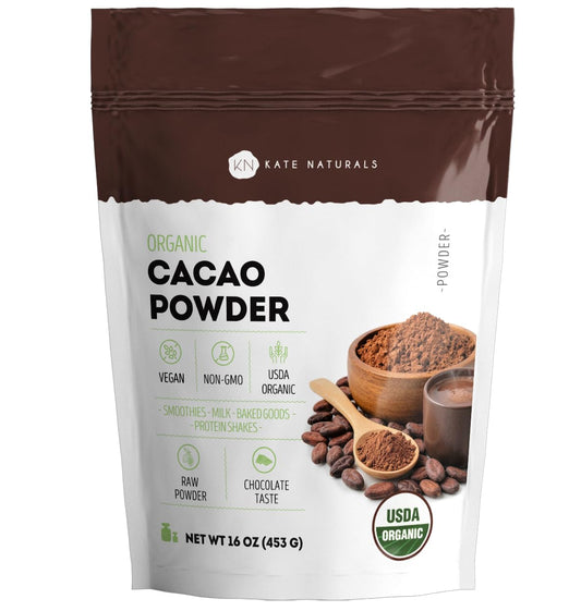 Kate-Naturals-Organic-Cacao-Powder,-Unsweetened,-Raw-Cocoa-Powder-(16oz)-1