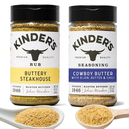(2-pack)-Kinders-Buttery-Steakhouse-&-Cowboy-Butter-Seasoning-Set,9.5-oz---1082