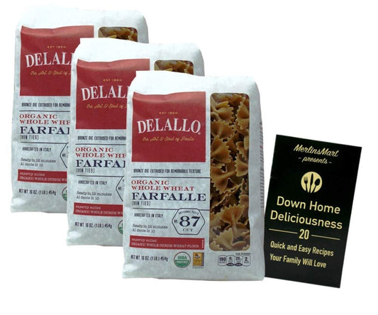 DeLallo-Organic-Whole-Wheat-Italian-Pasta-|-Farfalle-158