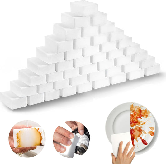 SmilePowo-50-Pack-Magic-Cleaning-Sponges-Eraser,Multi-Functional-Premium-Melamine-Sponge-5155