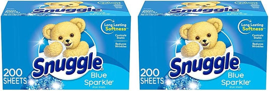 Snuggle-Fabric-Softener-Dryer-Sheets,-Blue-Sparkle,-200-Count-(Pack-3624