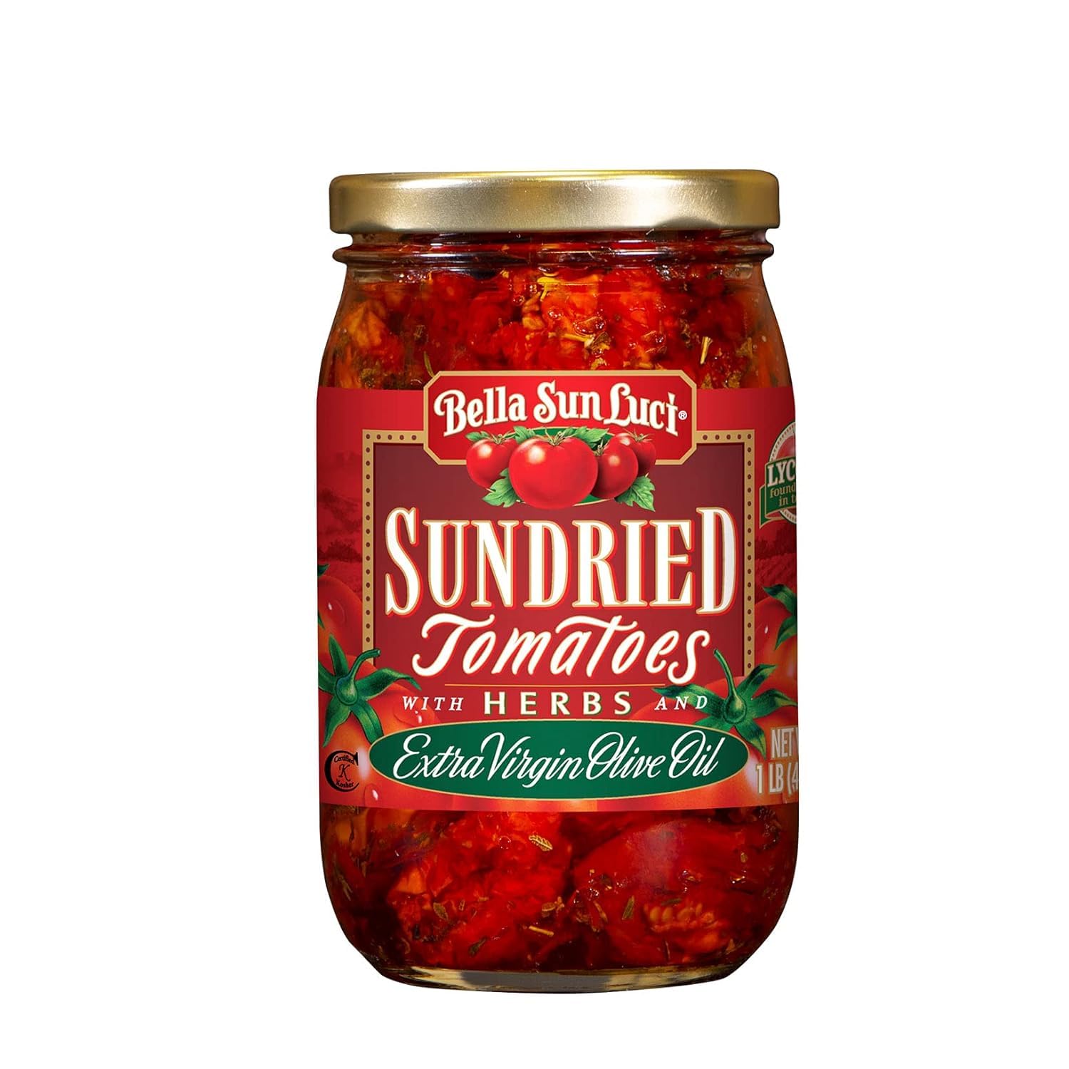 Bella-Sun-Luci-Sun-Dried-Tomatoes-Halves-in-Olive-Oil,-16?Oz-Glass-383