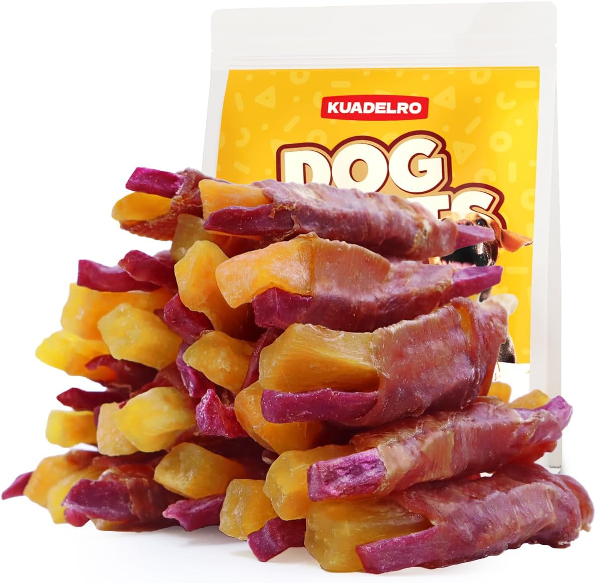 Dog-Treats-Duck-Wrapped-Double-Sweet-Potato,-High-2896