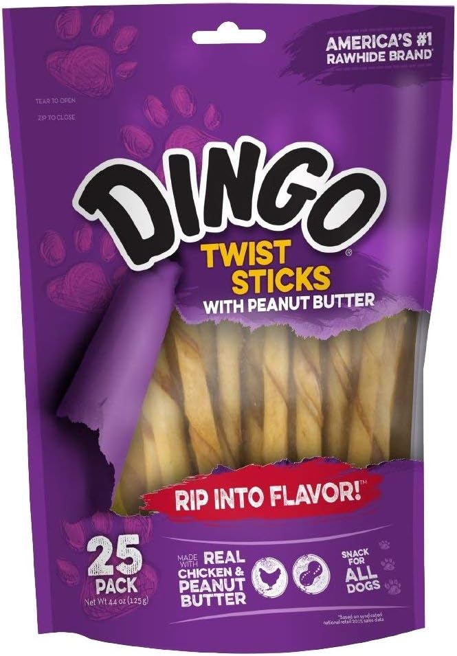 Twist-Sticks-with-Peanut-Butter;-Rawhide-Treats-for-3346