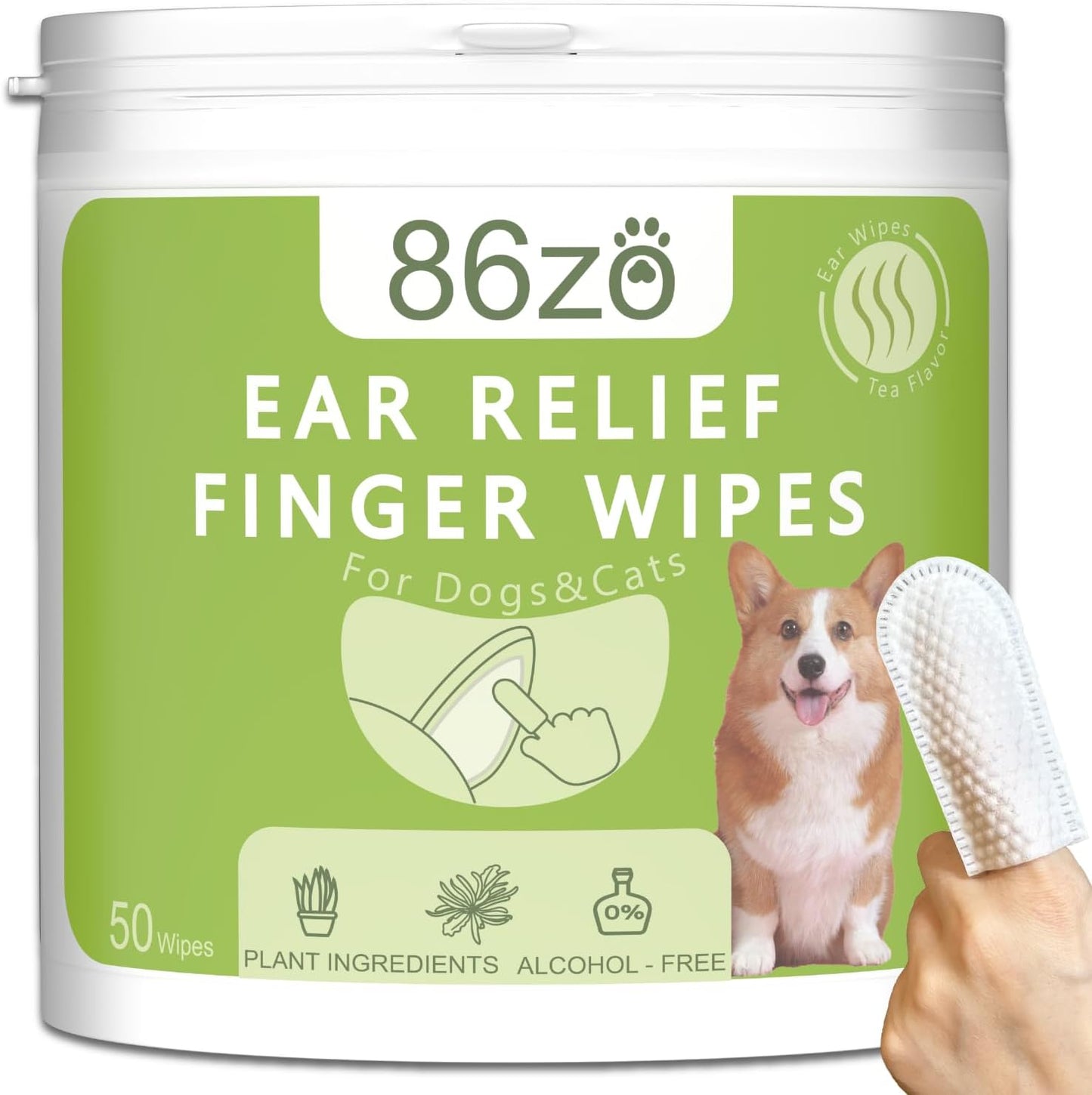 Dog-Ear-Finger-Wipes-for-Dogs-&-Cats,-Thicker-Dog-Ear-Cat-Ear-948