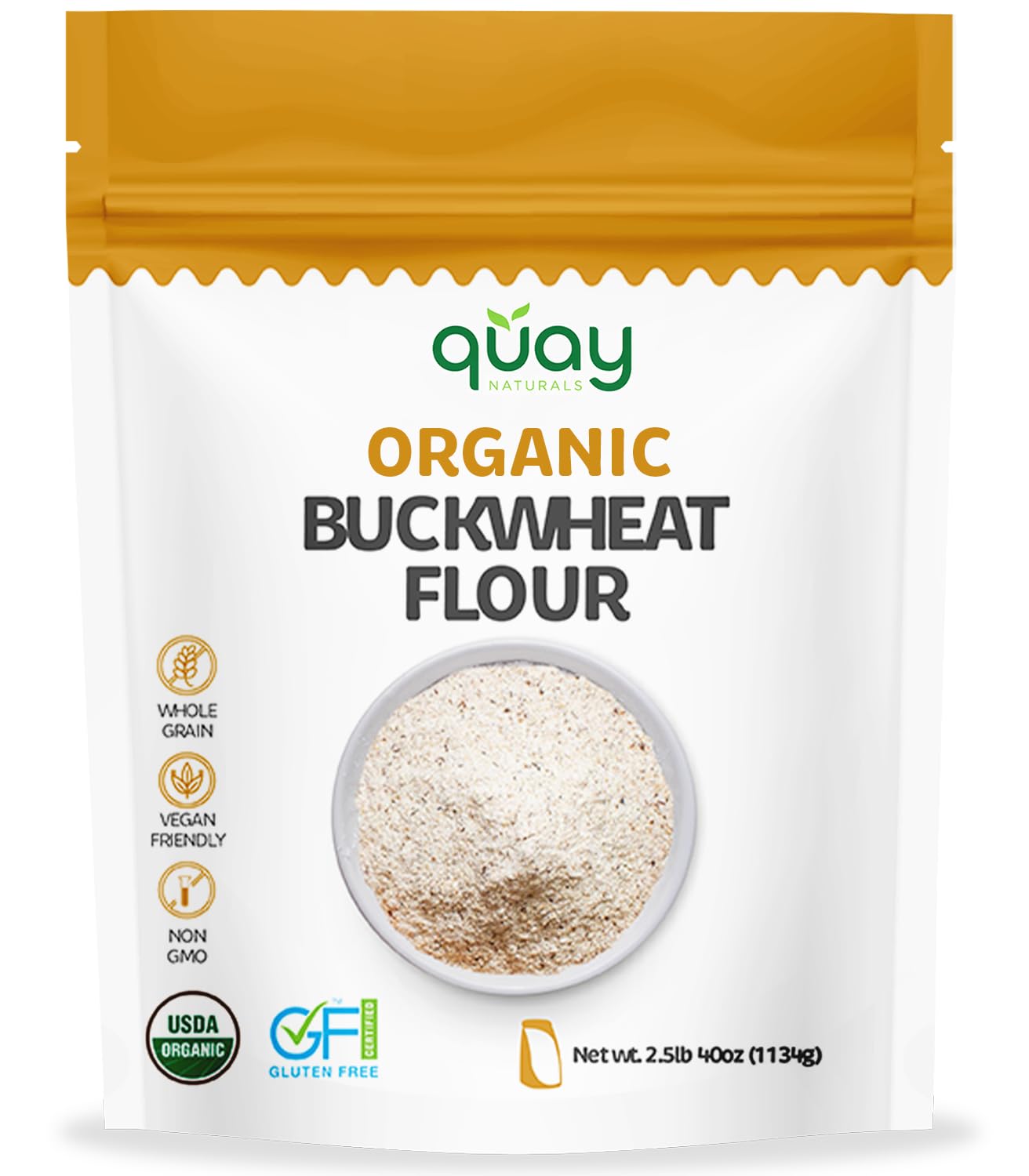 Quay-Naturals-Organic-Buckwheat-Flour,-2.5lbs-|-Gluten-Free,-Non-GMO,-Vegan-|-USA-Stone-Ground-Rich-899