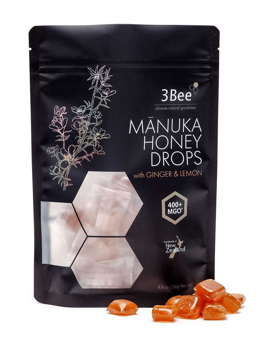 3Bee-Manuka-Honey-Drops-400+-MGO-with-Ginger-1354