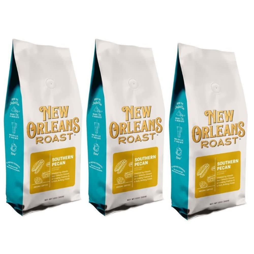 New-Orleans-Roast---Café-molido-Southern-Pecan,-12-onzas-(paquete-3)19
