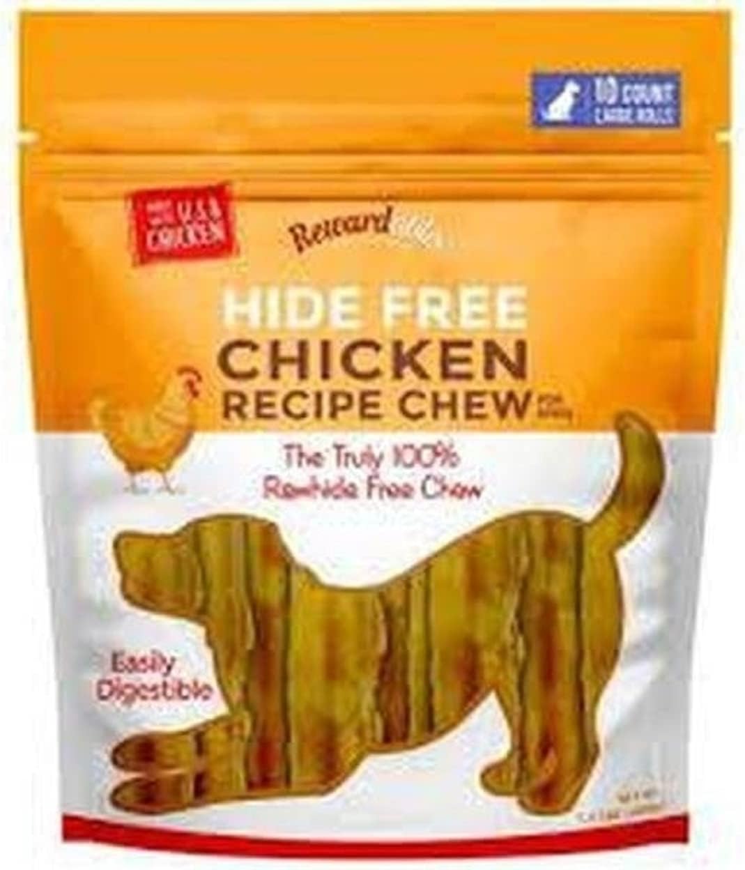 Hide-Free-Chicken-Recipe-Chews,-10-Count---3333